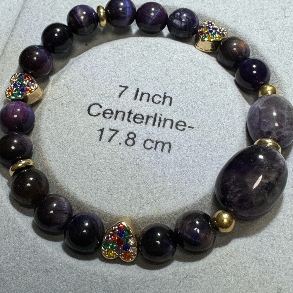 Homemade by Me. Gemstone bracelets
